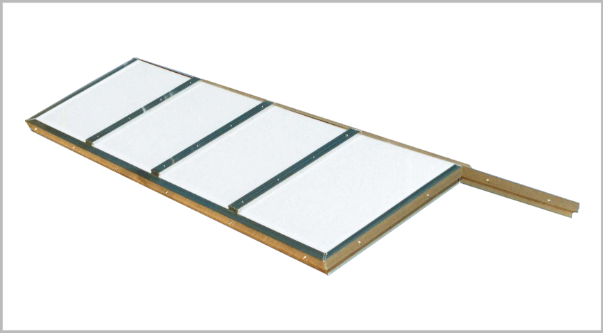 Skymax Large Flat Glass Unit Skylight For Commercial Use